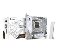 GIGABYTE X870I AORUS PRO ICE Carte mère - Compatible avec les processeurs AMD Ryzen série 9000, VRM 8+2+1 phases, jusqu'à 8400 MHz DDR5 (OC), 1xPCIe 5.0 M.2 + 1xPCIe 4.0 M.2, WI-FI 7, LAN 2,5 GbE, USB 4