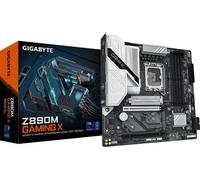 GIGABYTE Carte mère Z890M GAMING X - Prend en charge les processeurs Intel Core Ultra (Série 2), VRM à 8+1+2 phases, jusqu'à 8800MHz DDR5 (OC), 1xPCIe 5.0 + 2xPCIe 4.0, LAN 2.5GbE, USB 3.2 Gen 1