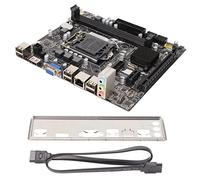 Carte Mère H61M, Carte Mère D'ordinateur 1155 Broches, Emplacements de Mémoire DDR3 Double Canal, Alimentation Stable, Interfaces Multimédia VGA et HD, Forte Compatibilité