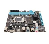 Carte Mère H81 MATX, pour LGA 1150, Prend en Core I3/i5/i7, pour Xeon E3/V3, pour Processeurs Celeron G, DDR3 Double Canal (1600 MHz), 1 X PCIe X16, NVMe/NGFF, SATA
