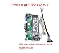 Carte mère HDV56R/U-AS V2.1 sans lecteur, carte mère TV AV simple, capuchon de saut anglais avec boîte de couleur en plusieurs résolutions(Program-free D)