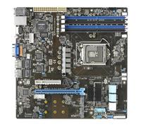 Carte Mere Intel Carte mère for Serveur Fit for ASUS P10S-M-DC, processeur Intel C232 LGA 1151 DDR4 64 Go, Compatible Micro ATX, processeur Intel Xeon série E3-1200
