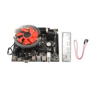 Carte Mère LGA 1155, Ensemble de Cartes Mères B75, Processeur Pris en Charge I5 3470 4 Go X 2 Mémoire DDR3 Carte Mère CPU Combo avec Ventilateur, pour Ordinateur de Bureau PC