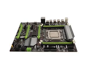 Carte Mère LGA 2011, 6xSATA 4xDDR3, Interface NVME M.2, état Clair, Alimentation 8 Phases, Carte Réseau Fil pour Ordinateur de Bureau
