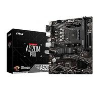 Carte mère mATX AM4 A520M Pro avec Support pour processeurs AMD, Stockage Rapide et Extension Polyvalente, idéale pour Les PC de Jeu et de Bureau.