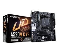 Carte mère Micro ATX - GIGABYTE - A520M K V2 - Socket AM4 - AMD Ryzen 5000 - DDR4 jusqu'à 5100 MHz - PCIe Gen3 x4 M.2