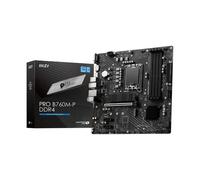Carte mère microATX 1700, DDR4 jusqu'à 128 Go 4 800 MHz, 4 x SATA Raid, 2 x M.2, Plusieurs Ports USB, VGA, HDMI, DP - Idéal pour Le Gaming et la Station de Travail.