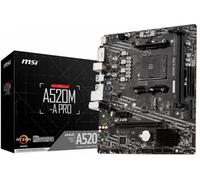 MSI A520M-A PRO carte mère AMD A520 Emplacement AM4 micro ATX