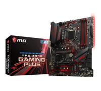 MSI MPG Z390 Gaming Plus Carte mère ATX, LGA1151, DDR4, LAN, USB 3.1 Gen2, Type-C, M.2, Red Ambient Light, HDMI, DVI-D, Intel 8ème et 9ème génération