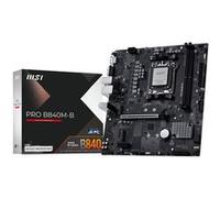MSI Pro B840M-B Carte mère Micro ATX - pour processeurs AMD Ryzen 9000/8000 / 7000, AM5 - DDR5 Memory Boost (8000+ MT/s OC), PCIe 4.0 x16, M.2 Gen4, 2.5G LAN