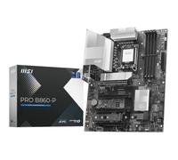 MSI Pro B860-P Carte mère, ATX - pour processeurs Intel Core Ultra (série 2), LGA 1851 - DRPS 12 Phases, Mémoire DDR5 (8600+MT/s OC), PCIe 5.0 x16 & 4.0 x16, M.2 Gen5, 5G LAN