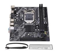 Carte Mère Ordinateur Lga1155 Ddr3 H61m Quad I3 I5 I7 Vga Sata2 0 5 Canaux Alimentation Stable M ATX 16 GB Maximum