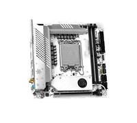 Carte Mere pc Carte mère Fit for JGINYUE B760i DDR5 Mini ITX for Ordinateur de Bureau, Socket LGA 1700, 12e et 13e génération, mémoire RAM, dernière, Mini B760i-Snow Dream D5