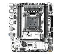 Carte Mere pc Carte mère Fit for JGINYUE X79M M-ATX Combo E5 2650v2/2680V2 8 Go * 2 1600 MHz DDR3 ECC RGB kit RAM for Bureau/entrepôt/NAS/