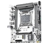 Carte Mere pc Carte mère Fit for JGINYUE X99 LGA 2011-3 Compatible avec Les processeurs Xeon E5 V3/V4 et la mémoire RAM DDR4, Ports M.2 NVMe, SATA Wi-FI. Design Gaming X99M D4/ARGB