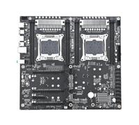 Carte Mere pc Carte mère Fit for JINGSHA X99 D4 Dual LGA 2011 v3, processeur Xeon e5 2698 v4, 8 x 16 Go de RAM DDR4, kit Carte