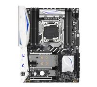 Carte Mere pc Carte Mère XEON X99 Fit for LGA2011-3 avec Processeur E5 2680 V4, 4 X 32 Go De Mémoire DDR4 RECC, 128 RAM, NVME SATA 3.0 F8