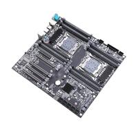 Carte Mere pc Fit for HUANANZHI X10X99 16D Double CPU Serveur Carte mère Ensemble LGA 2011-3 DDR4 ECC RAM Prise en Charge NVME M.2 SATA3.0 USB3