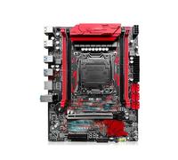 Carte Mere pc Fit for JIESHUO X99-JS11 Carte mère de Jeu combinée avec Xeon E5 2682 V4 + 16 go RAM, Prend en Charge TPM2.0, Alimentation 8 Phases for des Performances Stables(E5 2682V4,None)