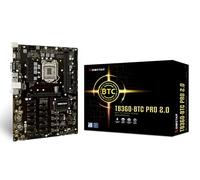 Carte-mère pour minage Biostar TB360-BTC PRO 2.0 Core i7/i5/i3 (Intel 8ème et 9ème génération) LGA1151 Intel B360 DDR4 12 GPU - modèle amélioré