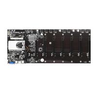 Carte Mère pour Mineur 8gpu Ddr3 1333/1600mhz, 8 Pcie 16x | Pxe Boot et Réseau, Faible Consommation, 1 Sodimm Ddr3, Noir, Pcb Électronique