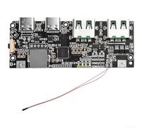 Carte mère Powerbank 22,5 W avec module de charge rapide, prise en charge multi-protocole et protection de la température, circuit DIY pour alimentation mobile, options d'affichage numérique ou LED (C