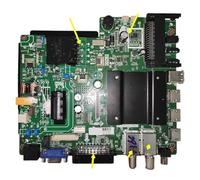 Carte mère TV réseau WiFi MT5510S.PB803 3 en 1, 1 Go DDR + 8 Go Emmc 72-78 V 300 mA(2T1SD1CI 1366)
