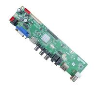 Carte Mère Universelle For Téléviseur LCD V56/V59 Avec Carte Pilote LCD, Compatible Avec La Carte TV Standard DVB-T2 (kit De Boutons De Télécommande Inclus)