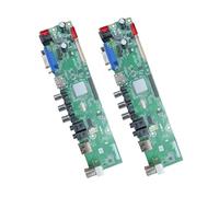 Carte Mère Universelle for TV LCD V56/V59, avec Pilote LCD, Prend en Charge La Carte TV Standard DVB-T2(2PCS Driver Board)
