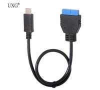 Carte mère USB 3.1 Type C USB C mâle vers USB 3.0, 19 broches 20 broches, câble d'en tête