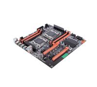 Carte Mère X99 Dual Server, 2011-3 Broches DDR4 Gaming Motherboard avec 4 USB3.0 Arrière pour Studio Computer Game Simulator E5CPU, Dual Socket Desktop Motherboard