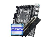 Carte mère X99 Gaming avec processeur Xeon E5 2680 V4 et DDR4 8Gx2 2133MHz Dual Channel ECC M.2 NVME for PC de Bureau