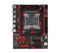 Carte Mère X99 LGA 2011 V3, Carte Mère Micro ATX avec Carte LAN Gigabit RTL8111G, pour Xeon E5 V3 V4, 4 Canaux DDR4, PCIe 3.0, Deux Emplacements M.2
