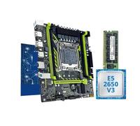 Carte mère X99 P4 avec processeur Xeon E5 2650 V3 et mémoire DDR4 Double Canal 16 Go x1 2133 MHz ECC for PC de Jeu