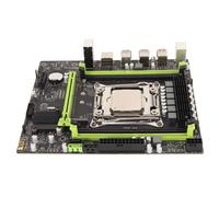 Carte Mère X99 P4, Carte Mère D'ordinateur avec Processeur E5 2680V3, Alimentation 6 Phases PCIE X16, NVME M.2, SATA 2.0/3.0, USB 2.0/3.0, Carte Mère de Bureau de Jeu pour PC