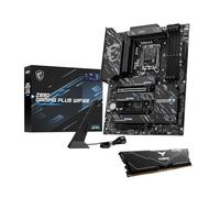 Carte mère Z890 Gaming Plus WIFI6E, ATX Prend en Charge Les processeurs Intel Core Ultra (série 2), mémoire LGA 1851-DDR5 (jusqu'à 9200 + MT/s OC), 1 PCIe 5.0 x 16, 1 M.2 Gen5, Wi-FI + RAM DDR5 Haute