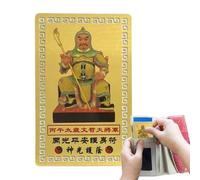 Carte Métallique Tai Sui 2026,Carte Dorée de Prière pour l'Année du Cheval - Décor Saisonnier pour Fille, Famille, Amis, Maman, Fils, Femme, Hommes, Collègues, Grand-père, Mari, Grand-mère