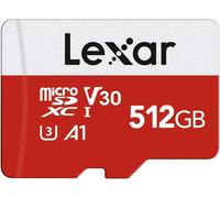 Carte Micro Sd 512 Go, Carte Mémoire Microsdxc + Adaptateur Sd, Microsd Vitesse De Lecture Allant Jusqu'À 100 Mo/S, A1, U3, C10, V30, Full Hd Et 4K Uhd, Carte Tf[SDC630396]