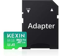 Carte Micro Sd 64 Go Contient Adaptateur Sd, Microsdxc Full Hd & 4K Uhd Uhs-I U3 V30 A1 Micro Carte Sd Stockage Externe Pour Smartphone An oid, Gopro, one, Appareil Photo[ZHA5220001]1808]