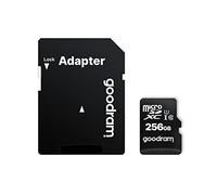 GoodRAM Carte mémoire microSDXC M1AA 256 Go UHS‑I U1 / Class 10 avec adaptateur SD inclus
