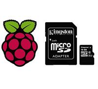 Carte Micro SD haute vitesse de classe 10 32 Go préinstallée avec le dernier hall d'entrée pour Raspberry Pi 4, 3B+, 3 et 2 (carte micro SD de 32 Go)