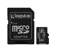 Kingston Technology Canvas Select Carte micSDXC Plus 100R A1 C10 de 64 Go + ADP