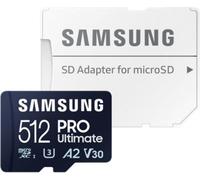 Carte Micro SD SAMSUNG 512 Go Pro Ultimate avec adaptateur