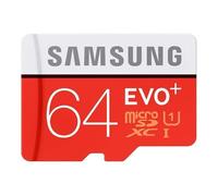 Carte Micro SD Samsung EVO Plus 64 Go - Format Micro SD - Classe 10 UHS-1 - Vitesse de lecture rapide