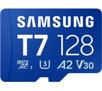 Samsung T7 Carte microSD, 128 Go, Carte mémoire pour Jeux Mobiles sur Smartphones, tablettes et Consoles Portables, UHS-I U3, Full HD & 4K UHD, 170 Mo/s en Lecture, MB-MB128T/WW