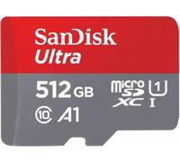 Carte Micro SD SANDISK 512Go Ultra Micro SD + SD Adapter