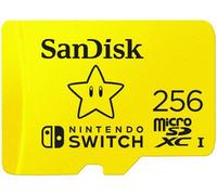 Carte Micro SD SANDISK Nintendo Switch microSDXC 256GB