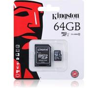 Carte Micro SD SDXC 64 GO Classe 10 UHS 1 + Adaptateur Pour GoPro Hero 3 Silver Edition