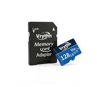 Carte Micro SDHC 128 Go avec adaptateur SD, carte micro SD A1 jusqu'à 100 Mo/s pour smartphones et tablettes Android, UHS-I, classe 10, U3, noir