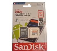 Carte micro SDHC SanDisk Ultra UHS-1 16 Go avec adaptateur - original x 2 pièce